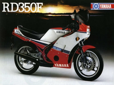 Yamaha RD 350 F brochure 1985