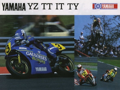 Yamaha YZ TT IT TY Prospekt 1987