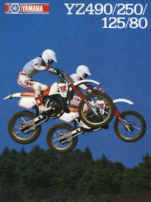 Yamaha YZ 490/250/125/80 Prospekt 1987