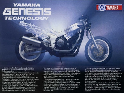 Yamaha Genesis Technology Prospekt 1987