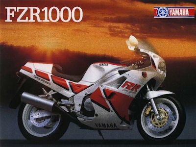 Yamaha FZR 1000 brochure 1987