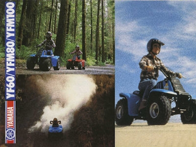 Yamaha YF60 YFM80 YFM100 brochure 1987