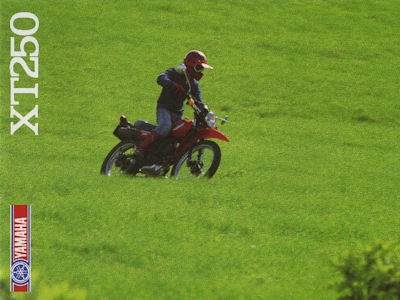 Yamaha XT 250 brochure 1988