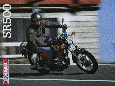 Yamaha SR 500 brochure 1988