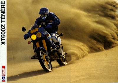 Yamaha XT 600 Z Tenere brochure 1989