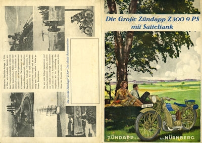 Zündapp Z 300 brochure 1929