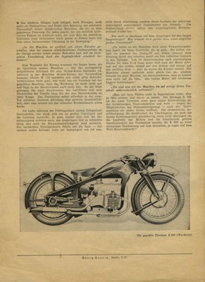 Zündapp K 800 Test 1935