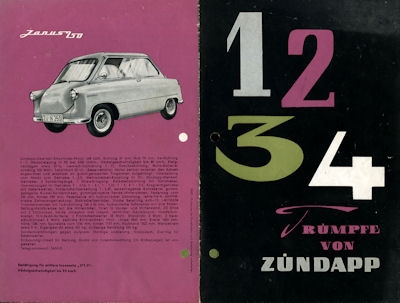 Zündapp Programm 1956/7