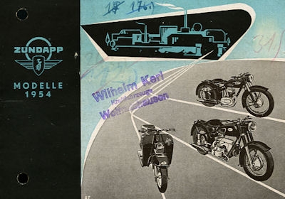 Zündapp Programm 1954